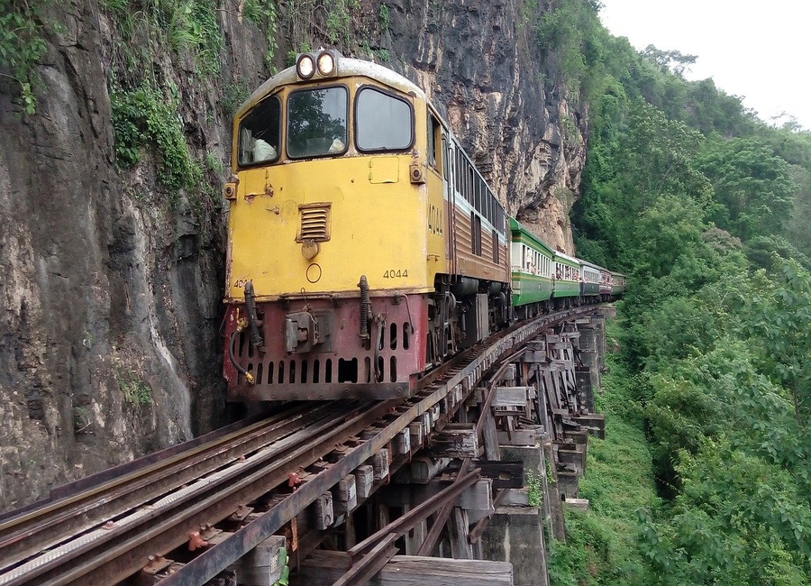 The Death Railway in Thailand